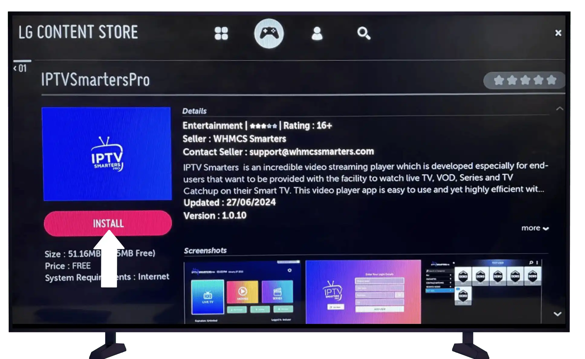 install IPTV NOVA Smart TV