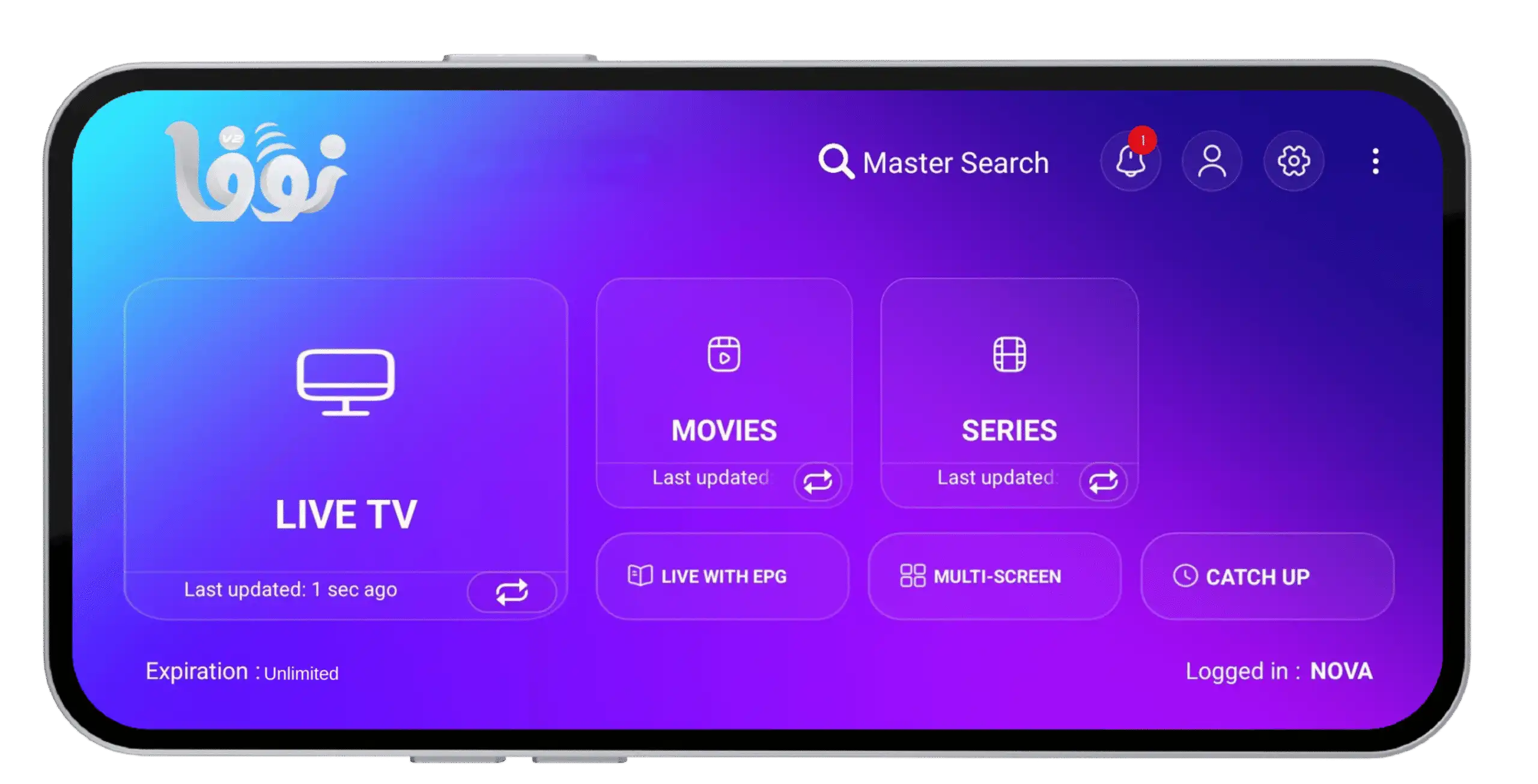 Install IPTV NOVA for Android