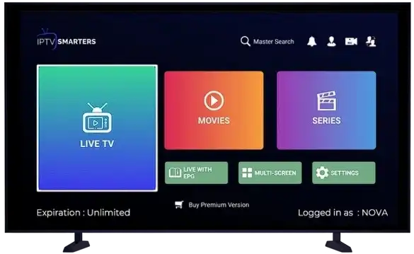 install IPTV NOVA Smart TV